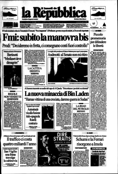 Il lunedì de La repubblica